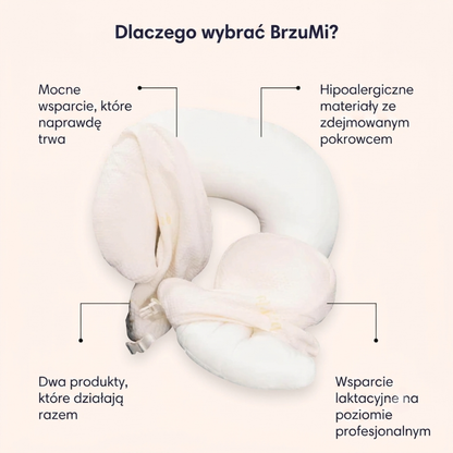 Poduszka do Karmienia BrzuMi | Ergonomiczna, Wygodna