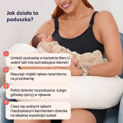 Poduszka do Karmienia BrzuMi | Ergonomiczna, Wygodna