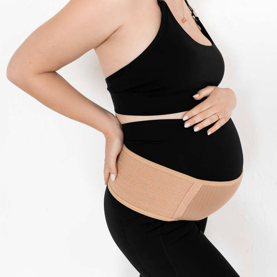 Bub Maternity Belt | Wsparcie dla Brzucha i Bioder, Elastyczny Materiał 0