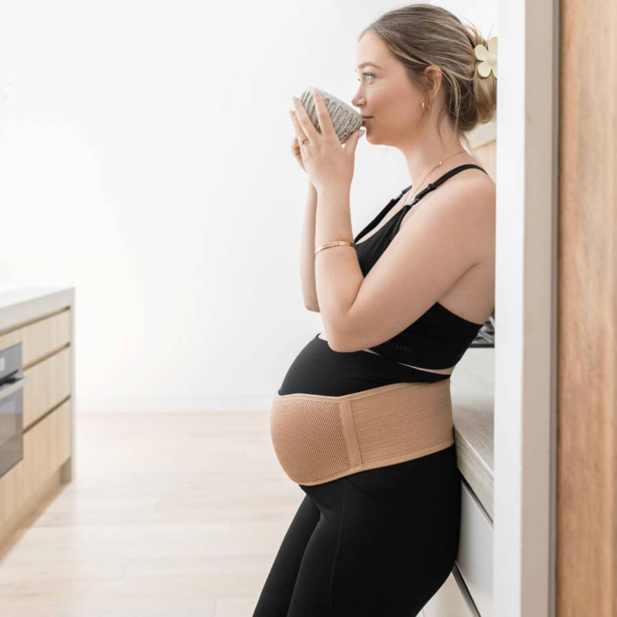 Bub Maternity Belt | Wsparcie dla Brzucha i Bioder, Elastyczny Materiał 2