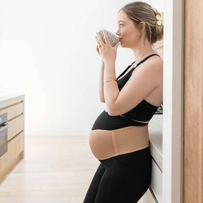 Bub Maternity Belt | Wsparcie dla Brzucha i Bioder, Elastyczny Materiał 2