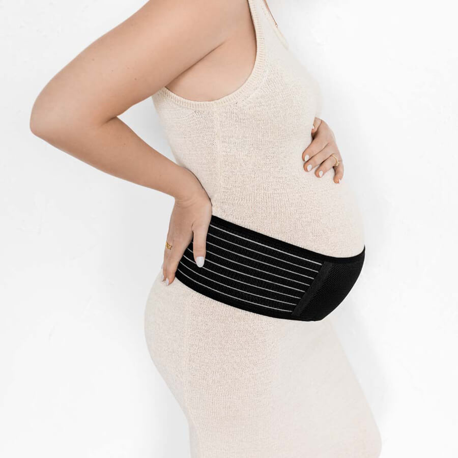 Bub Maternity Belt | Wsparcie dla Brzucha i Bioder, Elastyczny Materiał 6